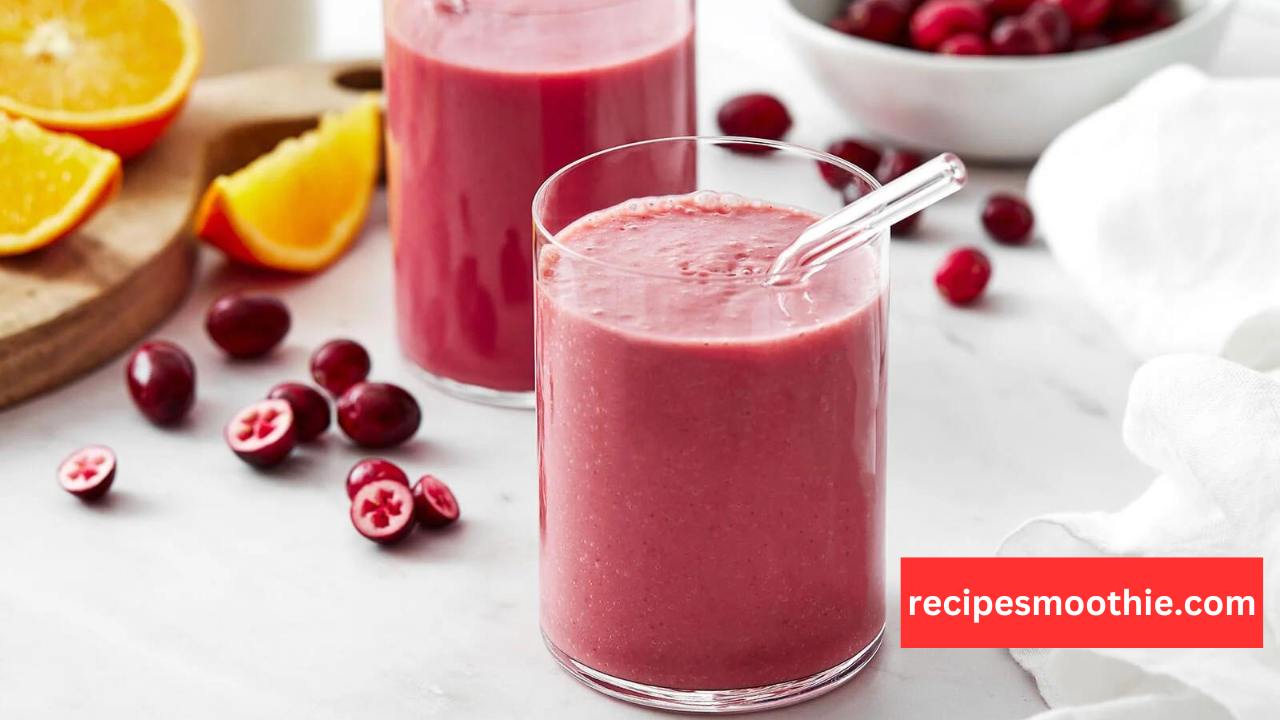 Cranberry Smoothie Recipe