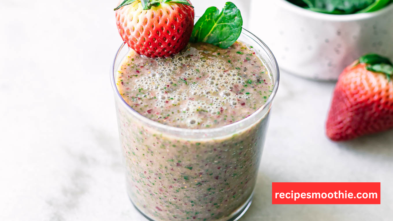 Strawberry Spinach Smoothie